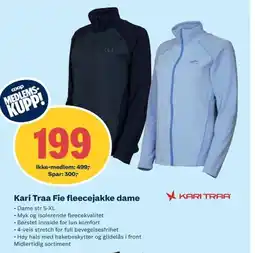 Coop Obs Kari Traa Fie fleecejakke dame tilbud