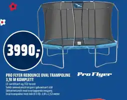 Coop Obs Pro Flyer rebounce oval trampoline 3,91 m komplett tilbud