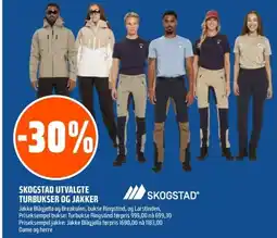 Coop Obs Skogstad utvalgte turbukser og jakker tilbud