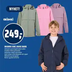 Coop Obs Okidoki Eire jakke barn tilbud