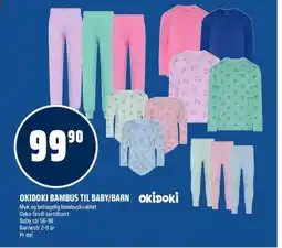 Coop Obs Okidoki bambus til baby/barn tilbud