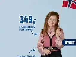 Coop Obs Festdraktbluse lilly til barn tilbud