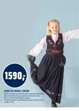 Coop Obs Alma festdrakt junior tilbud