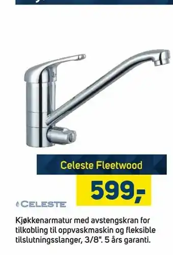 Megaflis Celeste Fleetwood tilbud