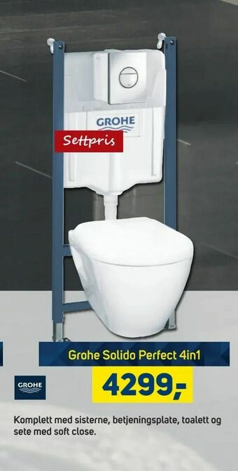 Megaflis Grohe Solido Perfect 4in1 tilbud