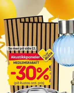 Rusta Akustikkpaneler tilbud