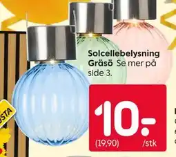 Rusta Solcellebelysning Gräsö tilbud