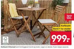 Rusta Kafésett Villastad tilbud