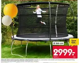 Rusta Adrenalin Advanced trampoline inkludert sikkerhetsnett tilbud