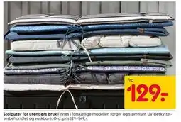 Rusta Stolputer for utendørs bruk tilbud