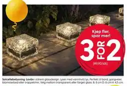 Rusta Solcellebelysning Lovön tilbud