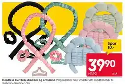 Rusta Heatless Curl Kits, diadem og armbånd tilbud