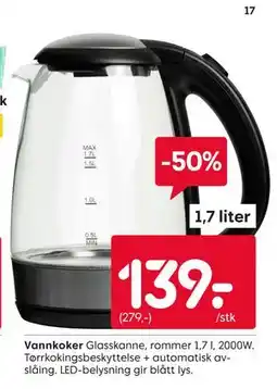 Rusta Vannkoker tilbud