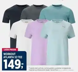 Sport 1 WORKOUT ATLANTA V2 TEE tilbud
