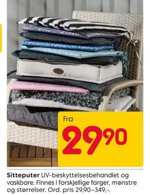 Rusta Sitteputer tilbud