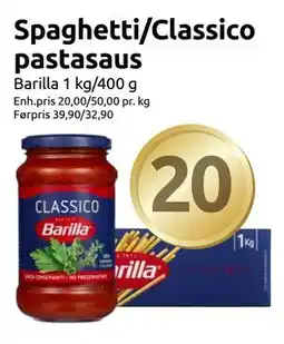 Joker Spaghetti/Classico pastasaus tilbud