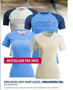 Sport 1 SWIX RACEX LIGHT SHORT SLEEVE tilbud