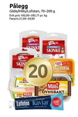 Joker Pålegg tilbud