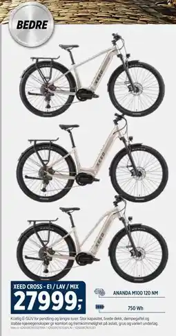 Sport 1 BEDRE. XEED CROSS - E1 / LAV / MIX tilbud
