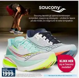 Sport 1 SAUCONY ENDORPHIN AZURA tilbud