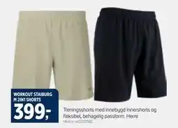 Sport 1 WORKOUT STAIBURG M 2IN1 SHORTS tilbud