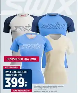 Sport 1 SWIX RACEX LIGHT SHORT SLEEVE tilbud