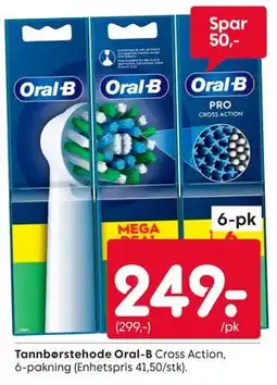 Rusta Tannbørstehode Oral-B tilbud
