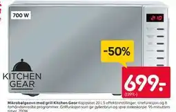 Rusta Mikrobølgeovn med grill Kitchen Gear tilbud