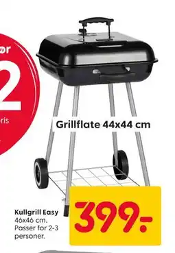 Rusta Kullgrill Easy tilbud