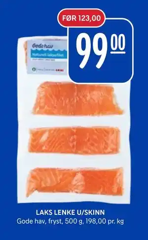 Rema 1000 LAKS LENKE U/SKINN tilbud