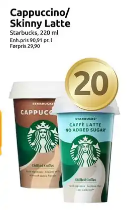 Joker Cappuccino/ Skinny Latte tilbud