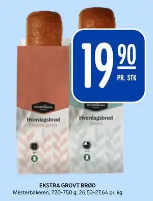 Rema 1000 EKSTRA GROVT BRØD tilbud