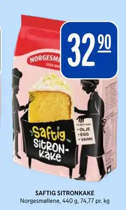 Rema 1000 SAFTIG SITRONKAKE tilbud