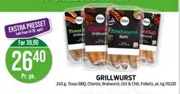 Kiwi GRILLWURST tilbud