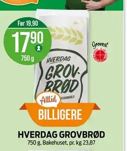 Kiwi HVERDAG GROVBRØD tilbud