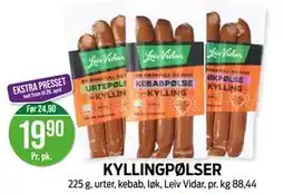 Kiwi KYLLINGPØLSER tilbud
