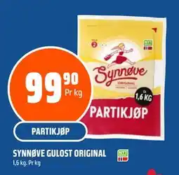 Coop Obs SYNNØVE GULOST ORIGINAL tilbud