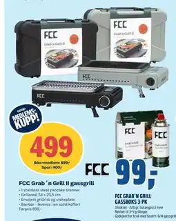 Coop Obs FCC Grab´n Grill II gassgrill tilbud