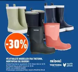 Coop Obs 30% PÅ UTVALGTE MODELLER FRA TRETORN, NORTHPEAK OG OKIDOKI tilbud