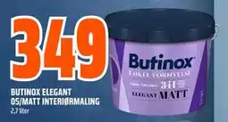 Obs Bygg BUTINOX ELEGANT 05/MATT INTERIØRMALING tilbud