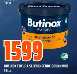 Obs Bygg BUTINOX FUTURA SELVRENSENDE GRUNNMUR tilbud