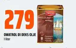 Obs Bygg OWATROL D1 DEKS OLJE tilbud