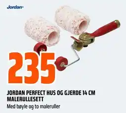 Obs Bygg JORDAN PERFECT HUS OG GJERDE 14 CM MALERULLESETT tilbud