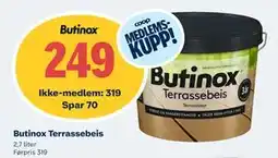 Obs Bygg Butinox Terrassebeis tilbud