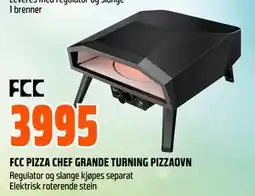 Obs Bygg FCC PIZZA CHEF GRANDE TURNING PIZZAOVN tilbud