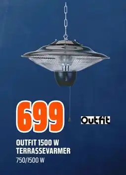Obs Bygg OUTFIT 1500 W TERRASSEVARMER tilbud