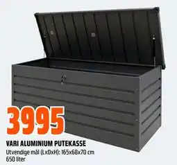 Obs Bygg VARI ALUMINIUM PUTEKASSE tilbud