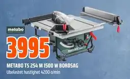 Obs Bygg METABO TS 254 M 1500 W BORDSAG tilbud