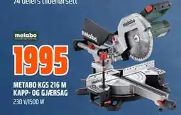 Obs Bygg METABO KGS 216 M KAPP- OG GJÆRSAG tilbud