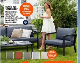 Obs Bygg BOHEM RØST SOFAGRUPPE tilbud